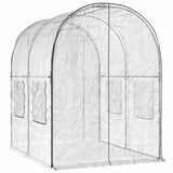 Greenhouse with Frame 160 x 200 x 192.5 cm PVC Transparent 42036862