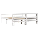 Senior Bed with Headboard without Mattress White 180x200 cm Super King 3305872
