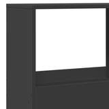 Bookcase Black 100x33x155.5 cm Engineered Wood 3309394