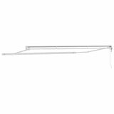 Awning Frame White 500 x 300 cm Aluminium 145695