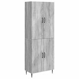 Cabinet Set 2 pcs Grey Sonoma 66 x 34.5 x 89.5 cm 3416625