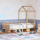 Day Bed with Roof without Mattress 90x190 cm Single Solid Wood 3282292