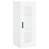 Highboard White 34.5x34x180 cm Engineered Wood 3199433