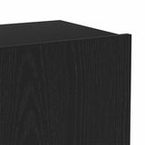 Entertainment Centre 4 pcs Black oak Large Engineered wood 3393424