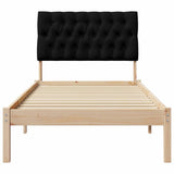 Bed Frame with Upholstered Headboard Brown 90 x 190 cm 878856