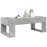 Coffee Table Concrete Grey 110 x 50 x 41 cm Engineered Wood 8000159