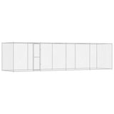 Dog Cage Silver 800 x 200 x 200 cm Galvanised Steel 3368311