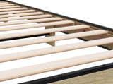 Bed Frame with Headboard Sonoma Oak 80 x 200 cm Engineered Wood 8009083