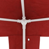 Party Tent Red 600 x 300 x 255 cm PE and Steel 42032348
