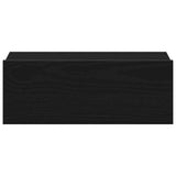 Floating Nightstands 2 pcs Black Oak 40x32x15 cm Engineered Wood 862417