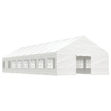 Gazebo with Roof White 17.84x5.88x3.75 m Polyethylene 3155500
