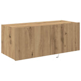 TV Wall Cabinet Artisan Oak 80 x 35 x 31 cm Engineered Wood 863106