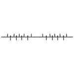 Sliding Door Hardware Kit 427 cm Steel Black 3295744
