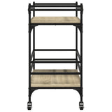 Kitchen Trolley Sonoma Oak 82x40x78.5 cm Engineered Wood 842362