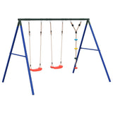 Outdoor Swing Set with Swings and Disc Swing 3283601
