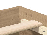 Bed Frame Artisian Oak 80 x 200 cm Engineered Wood 8009066