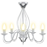 Chandelier E14 Metal Chrome 52 x 47 cm 42053776