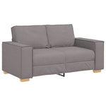 Sofa Set with Cushion 3 pcs Taupe 220 x 78 x 84 cm Fabric 3324615