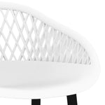 Bar Chairs 4 pcs White 248162