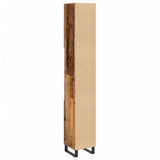 Bathroom Cabinet Old Wood 30x30x190 cm Engineered Wood 857202