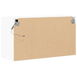 TV Wall Cabinet with LED Lights White 80x31x45 cm 852285