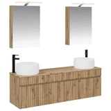Bathroom Cabinet Set 5 pcs Artisan Oak Engineered Wood 3406638