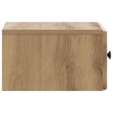 Wall-Mounted Bedside Cabinet 2 pcs Artisan Oak Engineered Wood 899124