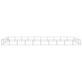 Dog Kennel Silver 40 m Steel 3082156