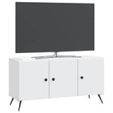 TV Cabinet White 99 x 34.5 x 50 cm Engineered Wood 895635