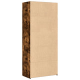Highboard Smoked Oak 80x42.5x185 cm Engineered Wood 3281438