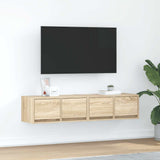 TV Cabinets 2 pcs Sonoma Oak 60x31x25.5 cm Engineered Wood 861495
