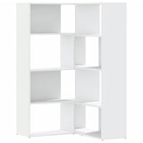 Corner Bookcase 4-Tier White 85x85x140 cm Engineered Wood 3307810