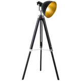 Tripod Floor Lamp, Spotlight Reading Lamp w/ Adjustable Height, Angle, Wood Legs for Living Room, T3398P344226