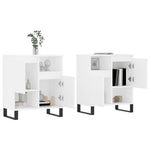 Sideboards 2 pcs White Engineered Wood 3190133