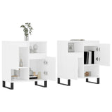 Sideboards 2 pcs White Engineered Wood 3190133