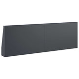 Retaining Wall 6 pcs 60 x 12 x 50 cm Steel Anthracite 3449172