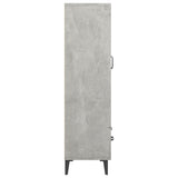 Highboard Concrete Grey 70x31x115 cm Engineered Wood 812559