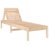 Sun Lounger 199.5x60x74 cm Solid Wood Pine 825065