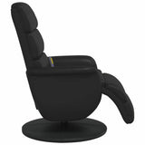 Massage Recliner Chair Black 71 x 98 x 106 cm Faux Leather 42018601
