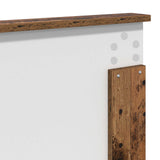 Bed Frame with Headboard Old Wood 140 x 190 cm Solid Pine Wood 3409352