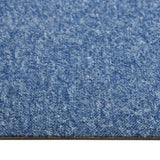 Carpet Floor Tiles 20 pcs 5 m 50x50 cm Blue 147316
