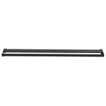 ZNTS Shower Shelf for Walk-in Shower Wall Black 115 cm Aluminium 153618