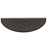 Stair Mats Self-adhesive Sisal-Look 15 pcs 65x21x4 cm Anthracite 326873