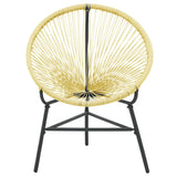 Acapulco Chair Beige Poly Rattan, Powder-Coated Steel Standard 313139