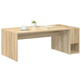 Coffee Table Sonoma Oak 101.5 x 50 x 37 cm Engineered Wood 891194