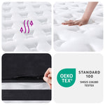 Pocket Spring Mattress Medium 90x190 cm Single Size 372913