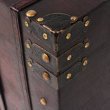 Vintage Treasure Chest Wood 66x38x40 cm 245478