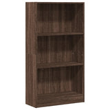 Bookcase Brown Oak 60x24x109 cm Engineered Wood 857809