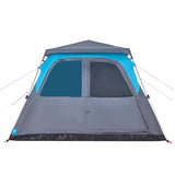 Family Tent Dome 6-Person Blue Quick Release 4004234