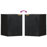 Bathroom Hanging Cabinet Black 38x33x48 cm Engineered Wood 4017668